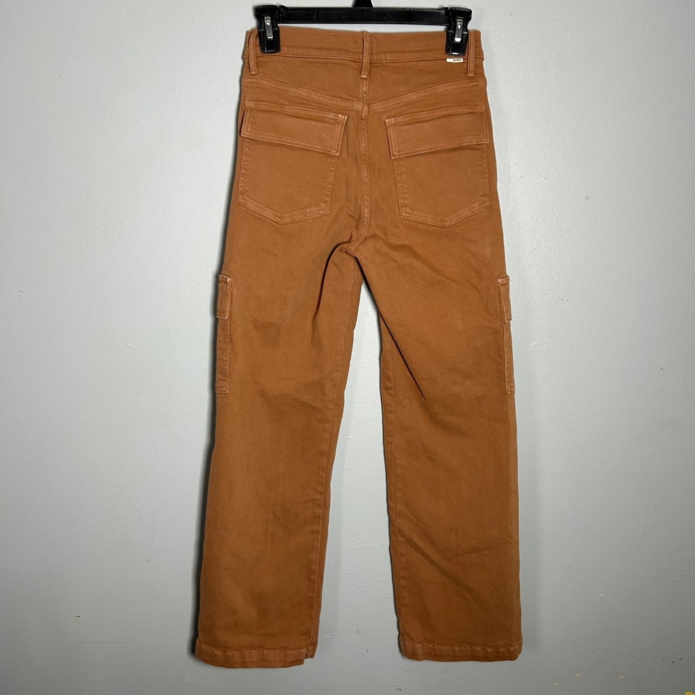 MOTHER The Rambler Cargo Pants Ginger Straight Leg Utility Jeans Size 24 - Picture 3 of 10
